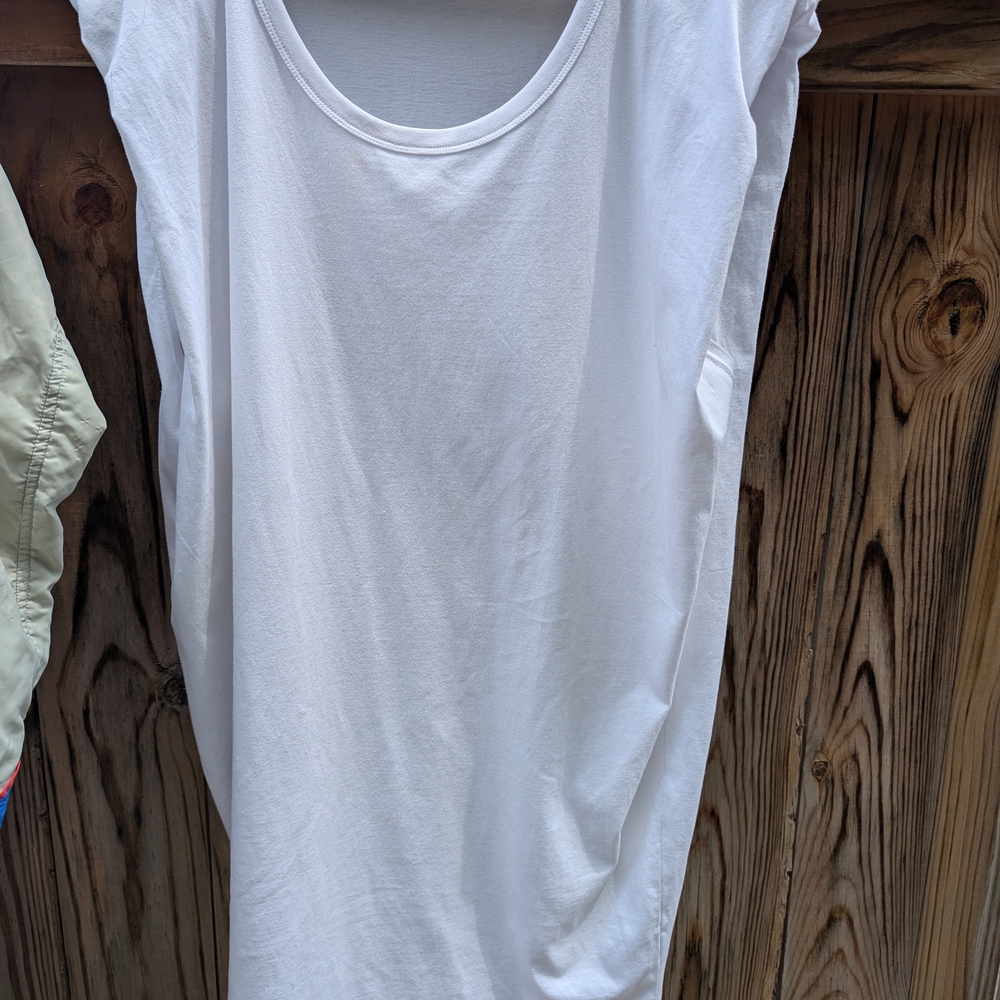 Bardot Organic Cotton White Top